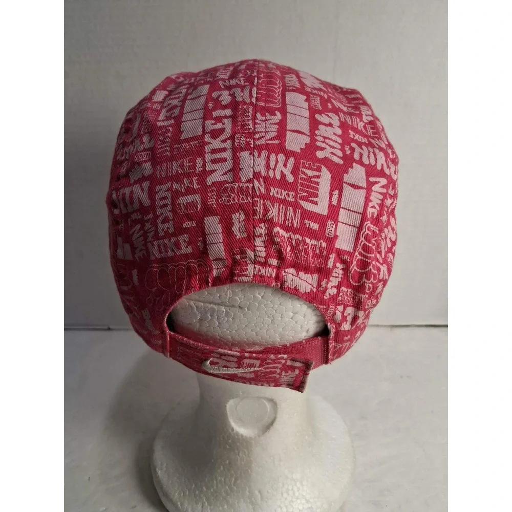 Nike Toddler Just Do It Pink All Over‎ Logo Baseball Cap Hat